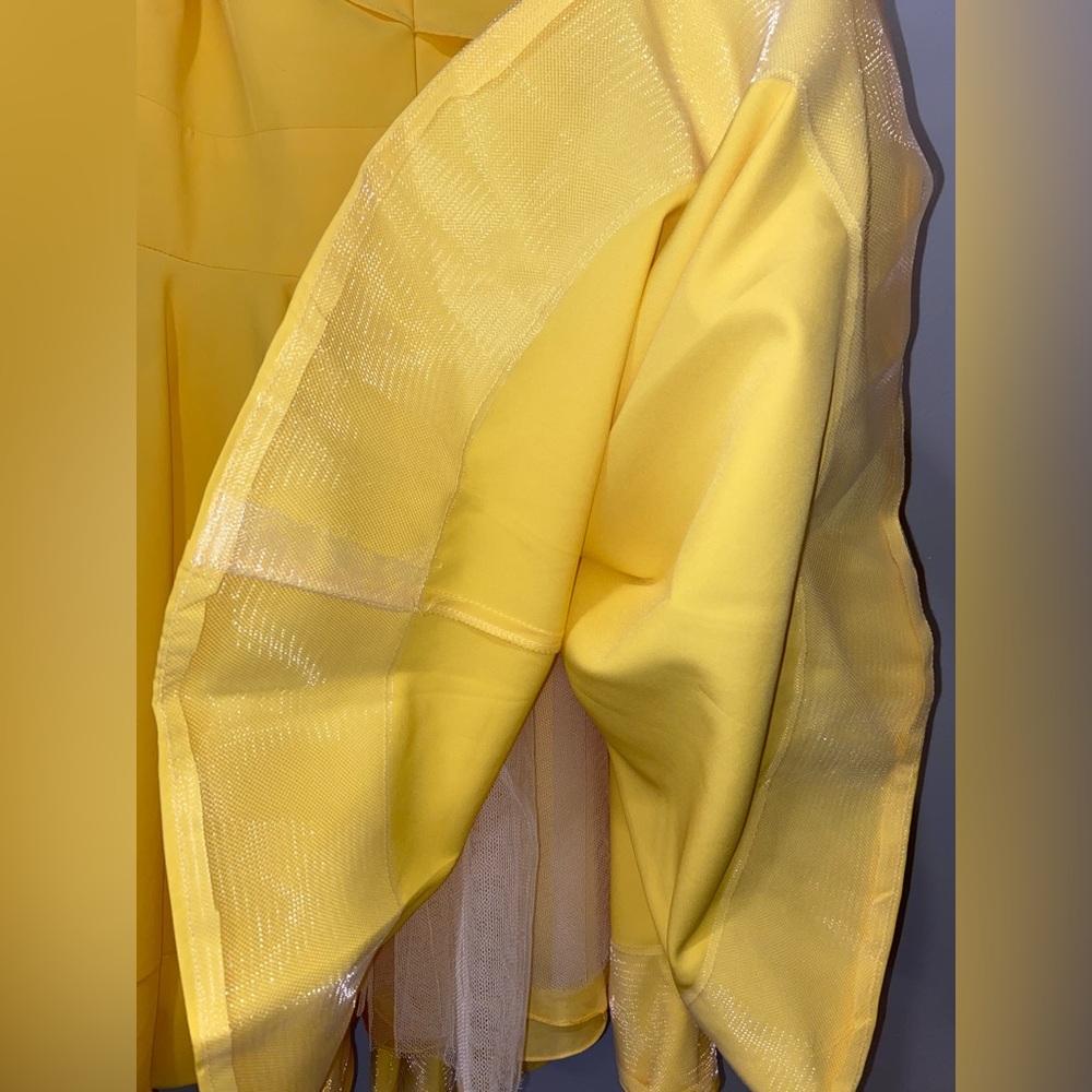 Mac Duggal Asymmetrical Ruffle Mini Dress 💛 - Picture 8 of 10